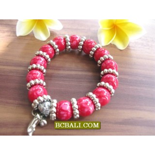 Beads Stone Bracelets Stretch Charms Package 